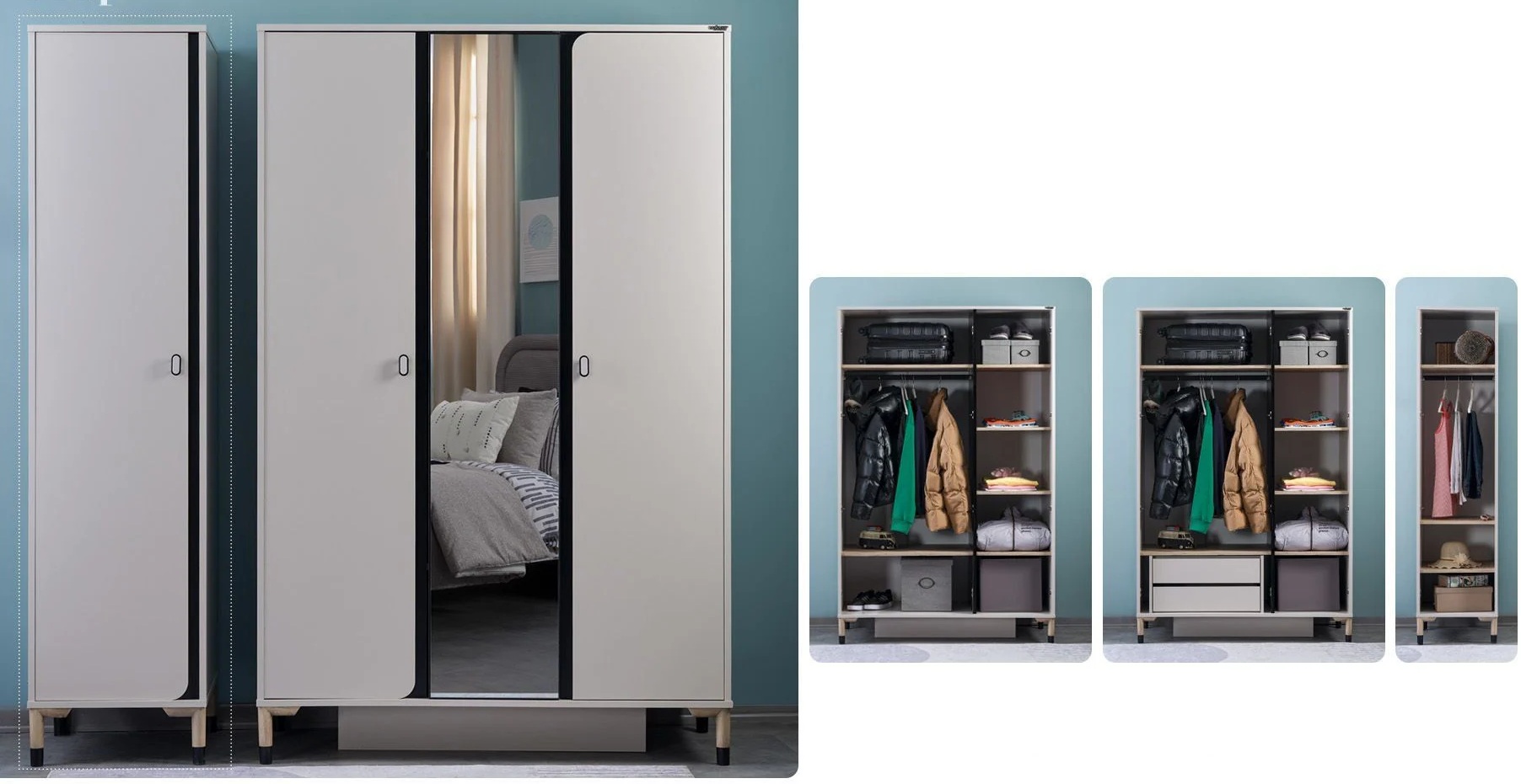 lion1 Μονόφυλλη Ντουλάπα Lion - Image 2