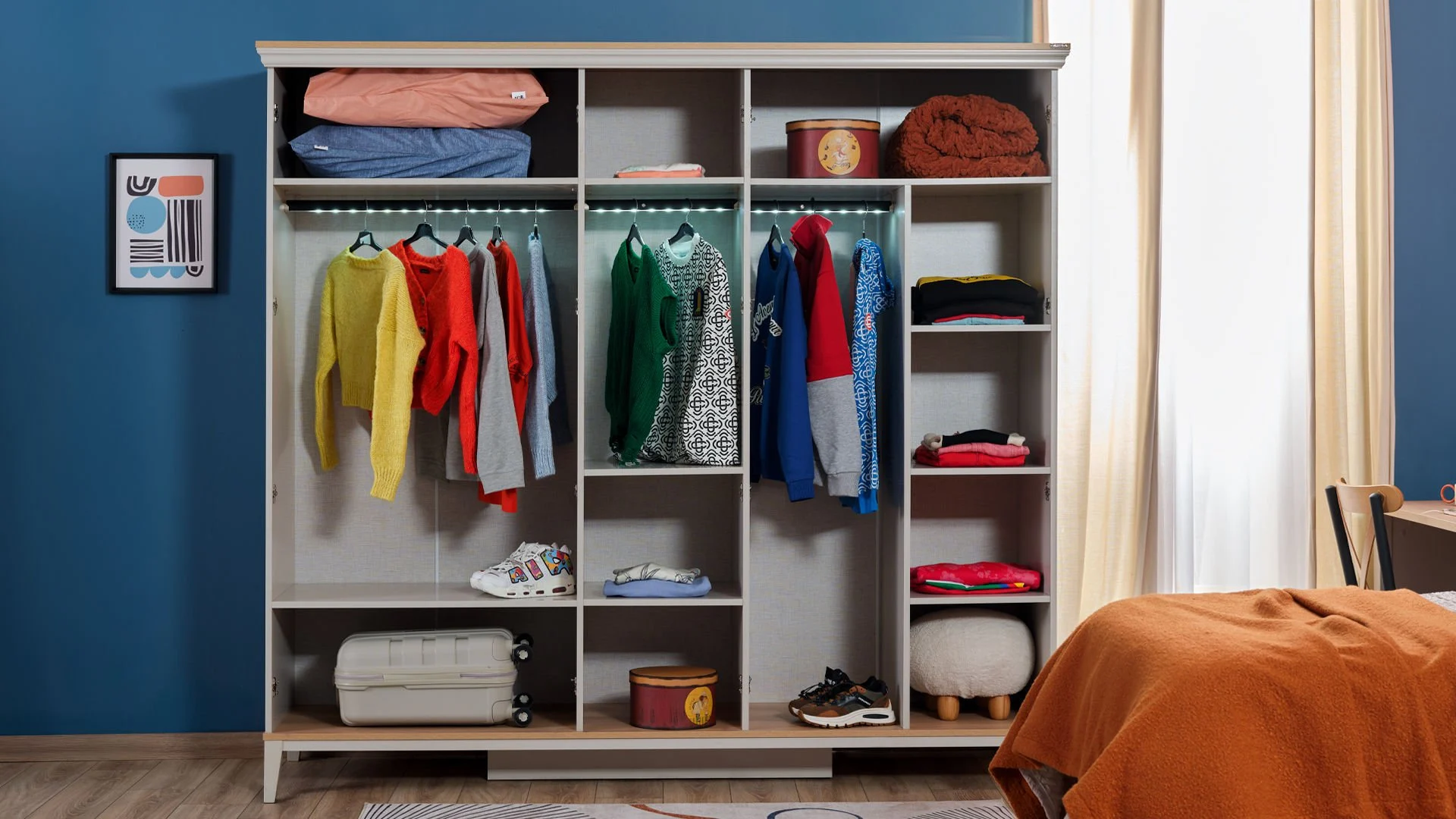 magna4 Πεντάφυλλη ντουλάπα Magna - Image 4