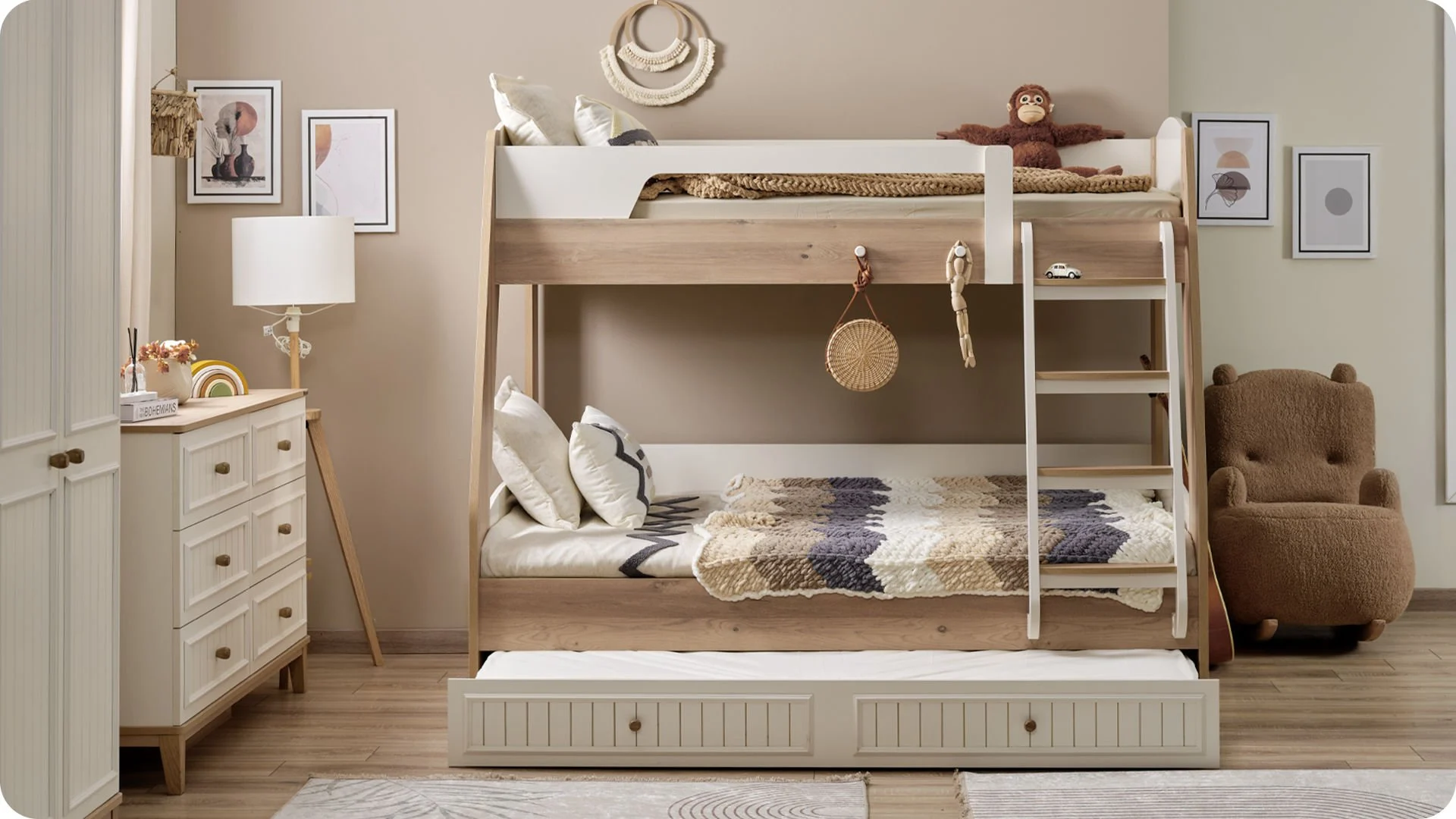 mirage4 Κουκέτα για 3 παιδιά Mirage - Image 4