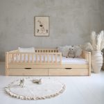 Basic Love Plus Natural κρεβάτι Montessori με αποθηκευτικό χώρο  (γρήγορη παράδοση) - Image 2