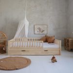 Basic Love Plus Natural με δεύτερο συρόμενο κρεβάτι Montessori  (γρήγορη παράδοση) - Image 2