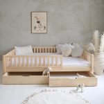 Basic Love Plus Natural κρεβάτι Montessori με αποθηκευτικό χώρο  (γρήγορη παράδοση) - Image 3