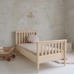 Boho Fence Natural παιδικό κρεβάτι Montessori (γρήγορη παράδοση)