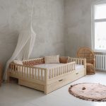 Basic Love Plus Natural με δεύτερο συρόμενο κρεβάτι Montessori  (γρήγορη παράδοση)