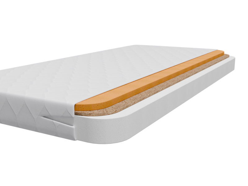 eng_pl_Coconut-foam-mattress-with-VISCO-foam-Bambi-Mundo-140x70-rounded-fast-shipping-874_1 Στρώμα καρύδας–αφρού για κούνια Bambi Mundo 140x70 - Image 1