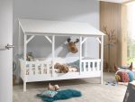 Housebed Κρεβάτι με Άσπρη Σκεπή 90X200 εκ. - Image 2