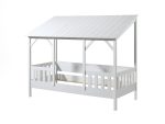 Housebed Κρεβάτι με Άσπρη Σκεπή 90X200 εκ.