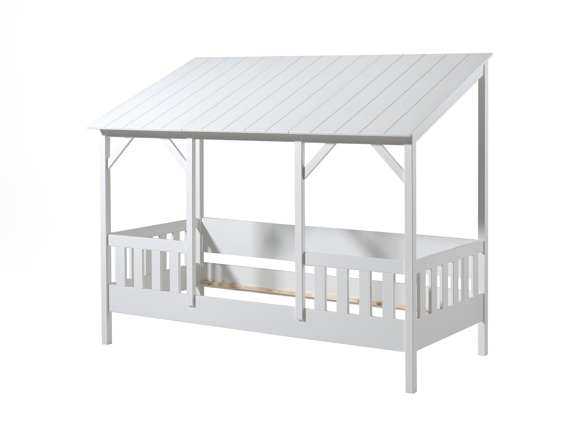 housebed1 Housebed Κρεβάτι με Άσπρη Σκεπή 90X200 εκ. - Image 1