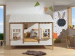Housebed Κρεβάτι Λευκό με παράθυρα 90X200 εκ. - Image 2