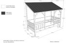 Housebed Κρεβάτι με Μαύρη Σκεπή 90X200 εκ. - Image 4