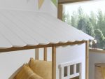 Housebed Κρεβάτι Λευκό με παράθυρα 90X200 εκ. - Image 4