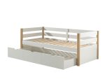 Κρεβάτι-Καναπές Λευκός Margrit με συρτάρι 200x90εκ.