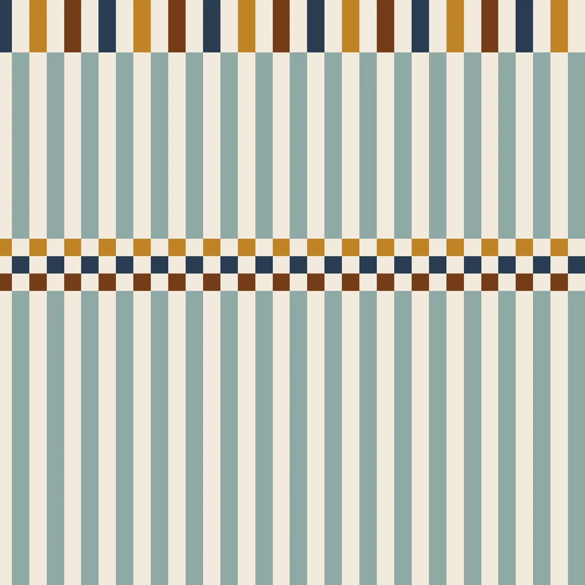 3-stripes Ταπετσαρία Stripes happy green and 3 colours - Image 1
