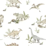 Ταπετσαρία Happy Dinos