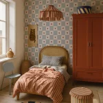 Ταπετσαρία French hearts check - Image 2