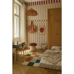 Ταπετσαρία Stripes happy cherry pink - Image 2