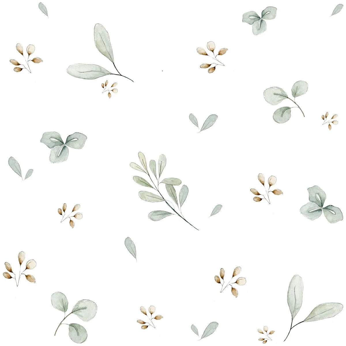 minimini_ Ταπετσαρία Leaves Minimini - Image 1