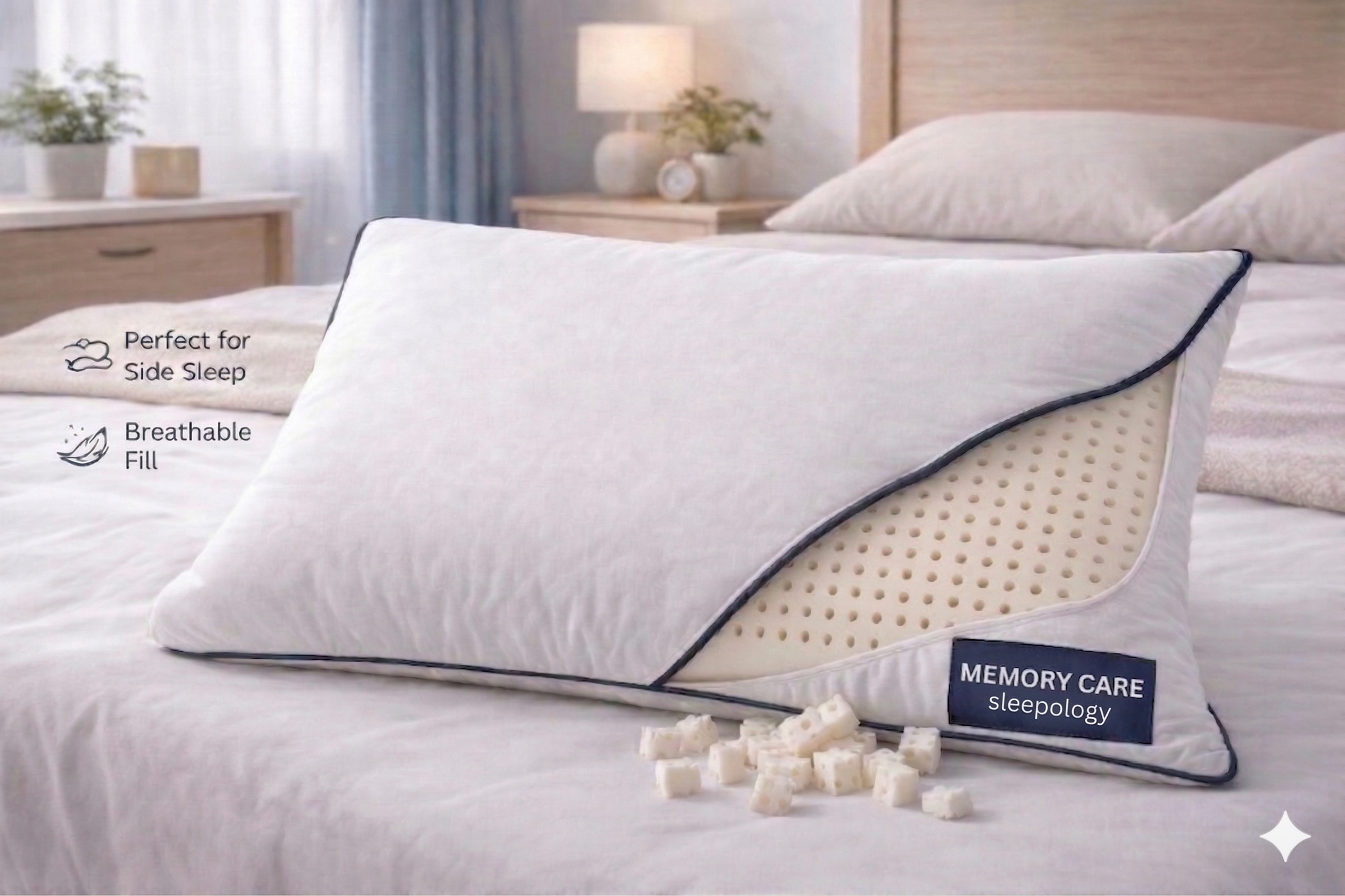 Μαξιλάρι sleepology memory care Μαξιλάρι Sleepology Airsense Memory - Image 1