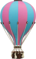 Super Balloon Τουρκουάζ - Ροζ