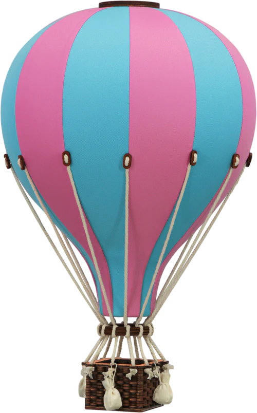 730_L Super Balloon Τουρκουάζ - Ροζ - Image 1