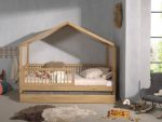 Παιδικό κρεβάτι Cabin Bed Forrest 90X200 εκ. Μασίφ Δρυς - Image 4
