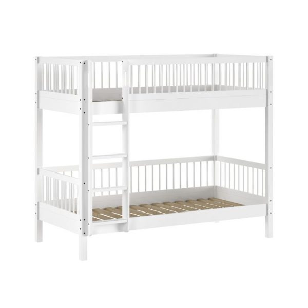 Λευκή Κουκέτα Forrest  90X200 εκ. Μασίφ Οξιά (Απλή)