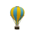 Super Balloon Τυρκουάζ- Κίτρινο