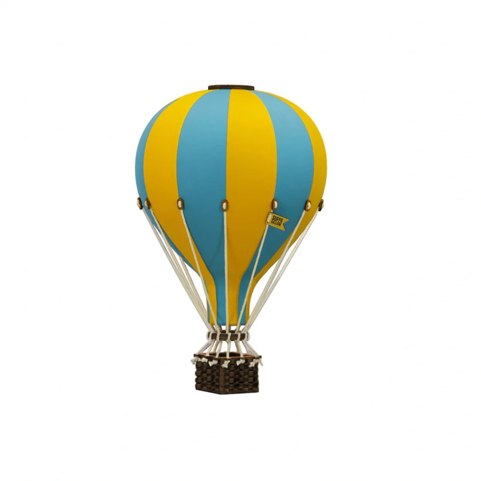 IMG-9464 Super Balloon Τυρκουάζ- Κίτρινο - Image 1