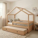 Dreamy Housebed Κρεβάτι σπιτάκι από μασίφ οξιά με αφαιρούμενη σκεπή - Image 7