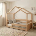 Dreamy Housebed Κρεβάτι σπιτάκι από μασίφ οξιά με αφαιρούμενη σκεπή - Image 11