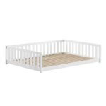 Παιδικό κρεβάτι Cabin Dallas Λευκό 140X200 εκ. Μασίφ Πεύκο (Χωρίς σκεπή) - Image 3