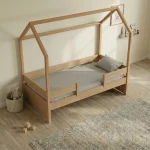 Kiddy Σπιτάκι Κρεβάτι Montessori Natural 3 σε 1 με Αφαιρούμενη Σκεπή - Image 7