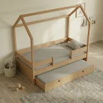 Kiddy Σπιτάκι Κρεβάτι Montessori Natural 3 σε 1 με Αφαιρούμενη Σκεπή - Image 9