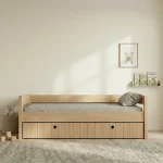 Kiddy Σπιτάκι Κρεβάτι Montessori Natural 3 σε 1 με Αφαιρούμενη Σκεπή - Image 10